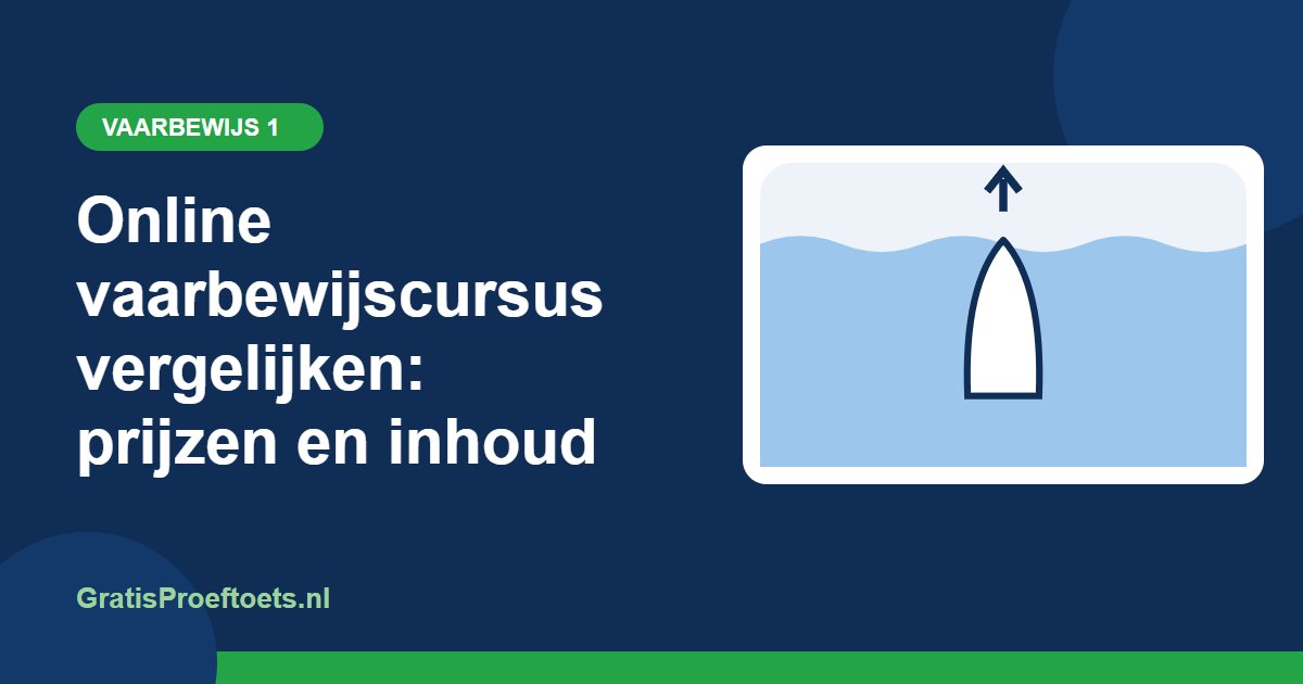 Illustratie bij het artikel "Online vaarbewijscursus vergelijken: prijzen en inhoud" (Vaarbewijs 1)