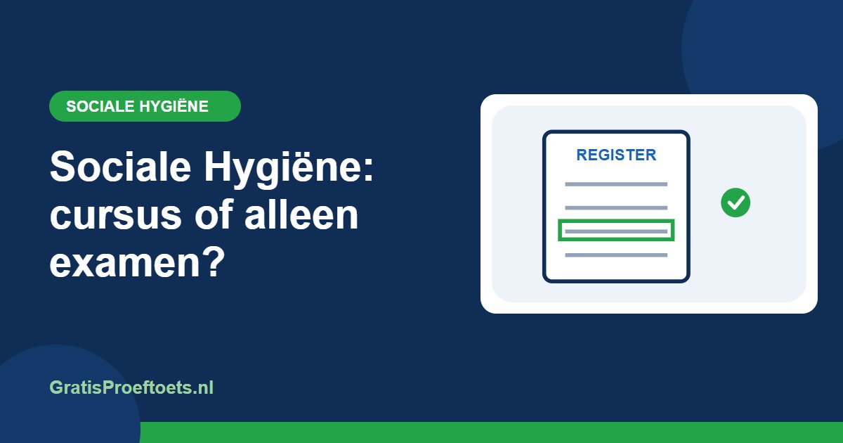 Illustratie bij het artikel "Sociale Hygiëne: cursus of alleen examen?" (Sociale Hygiëne)